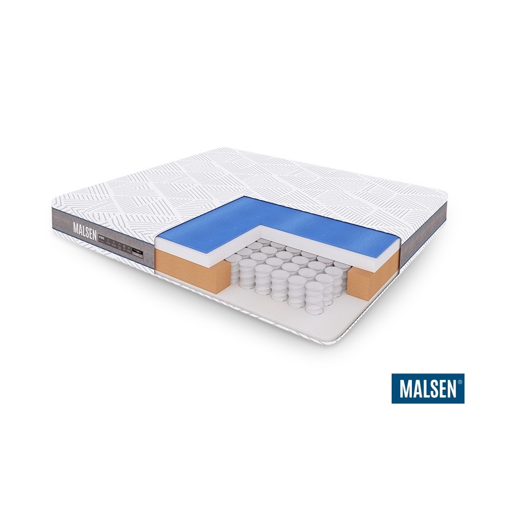 Nuit Douce Matelas 90x200 Densité 40 Kg/m3 - Hauteur 23 CM